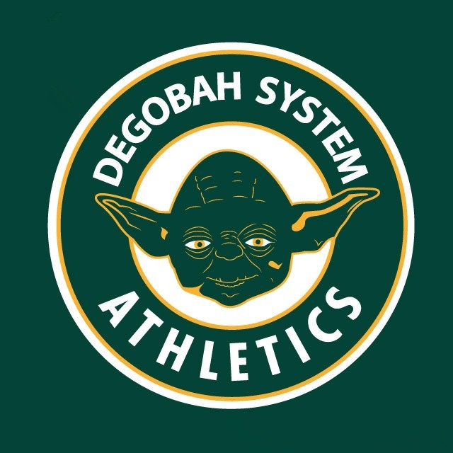 Oakland Athletics Star Wars Logo fabric transfer
